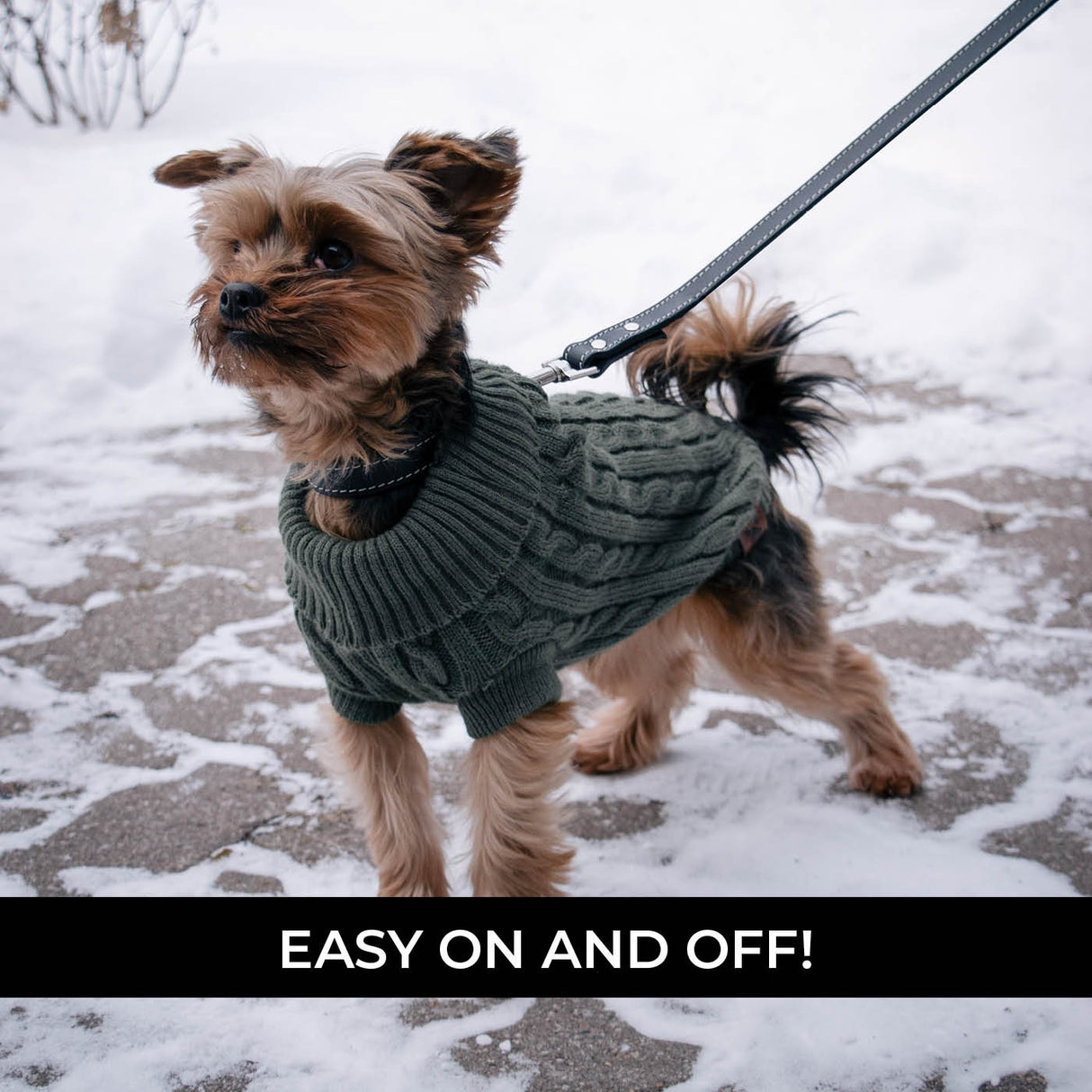 Shedrow K9 Brentwood Cable Knit Dog Sweater