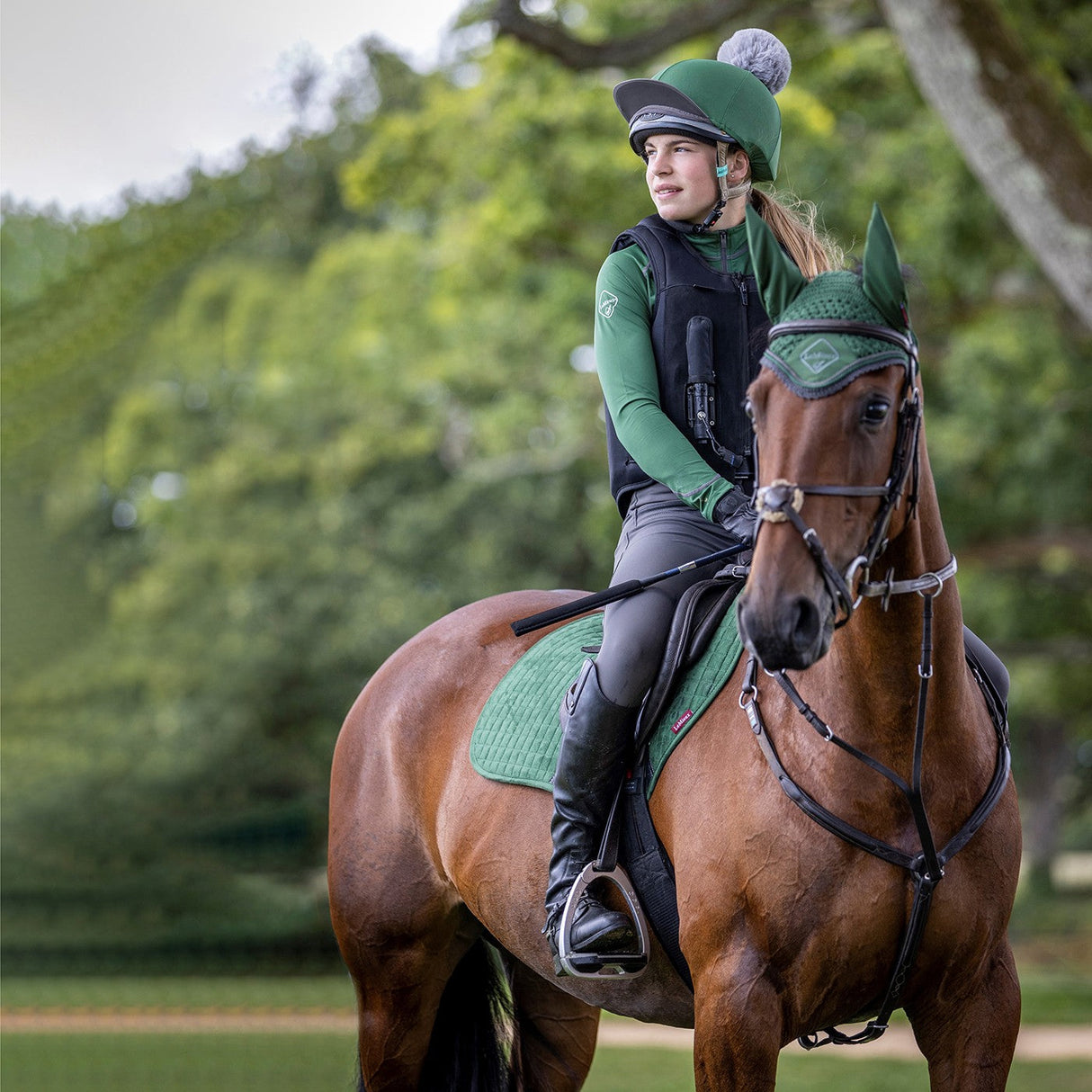 LeMieux Suede Close Contact Square Saddle Pad