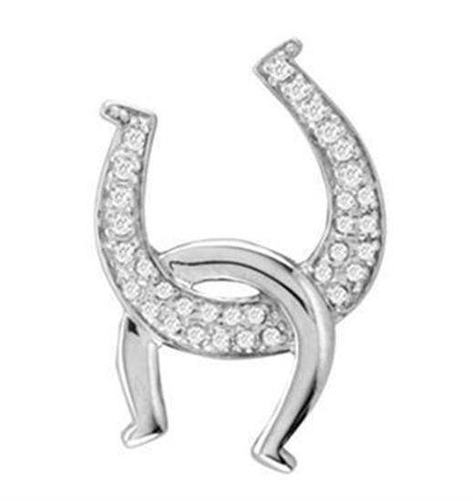 Kelly Herd Interlocking Double Horseshoe Pendant
