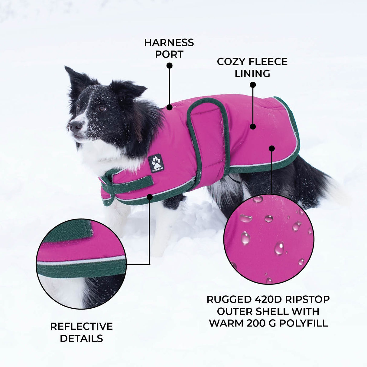 Shedrow K9 Vail Dog Coat
