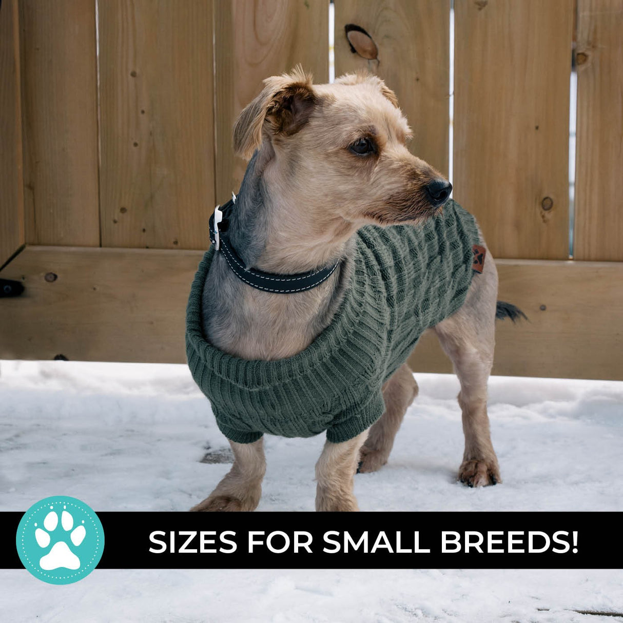 Shedrow K9 Brentwood Cable Knit Dog Sweater