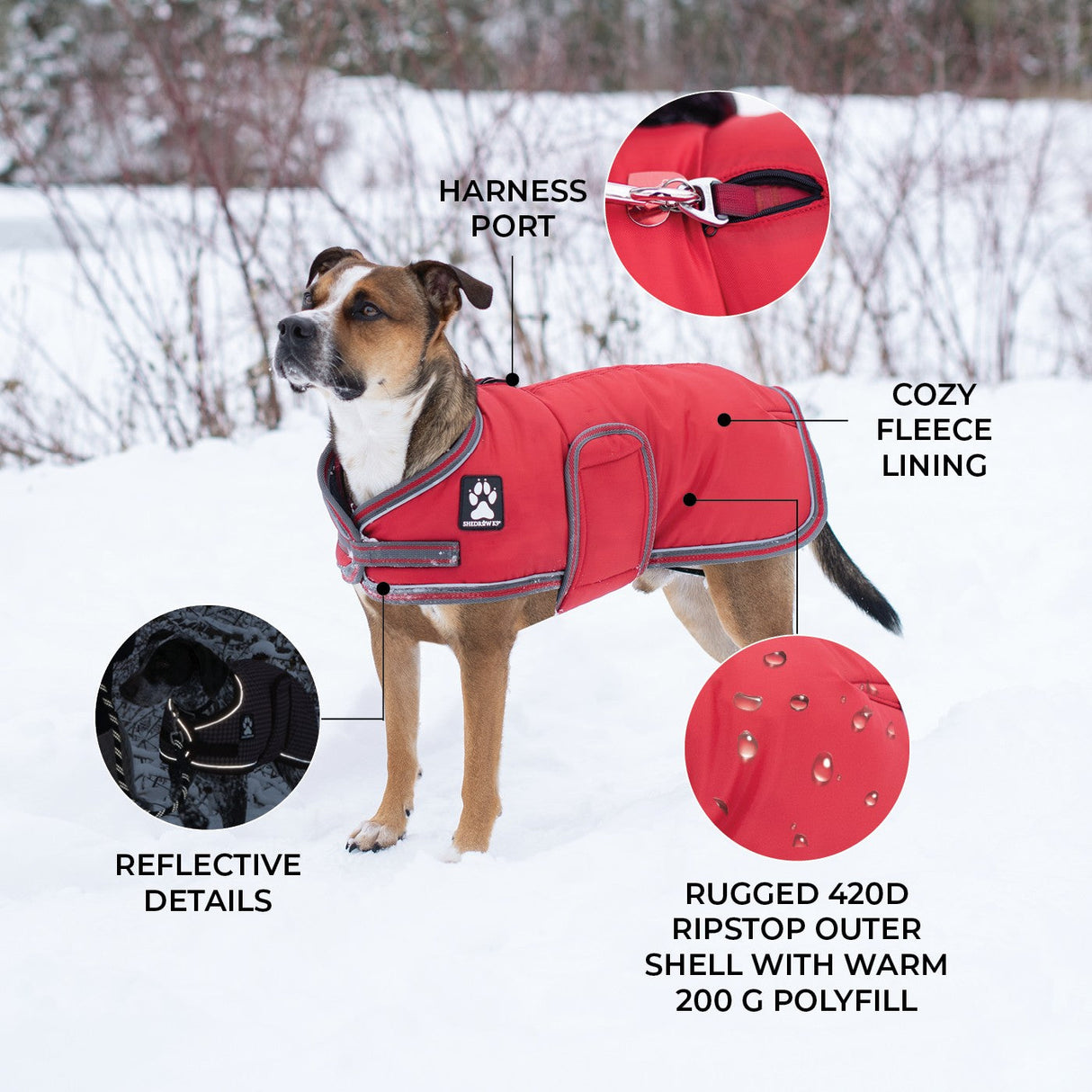 Shedrow K9 Vail Dog Coat