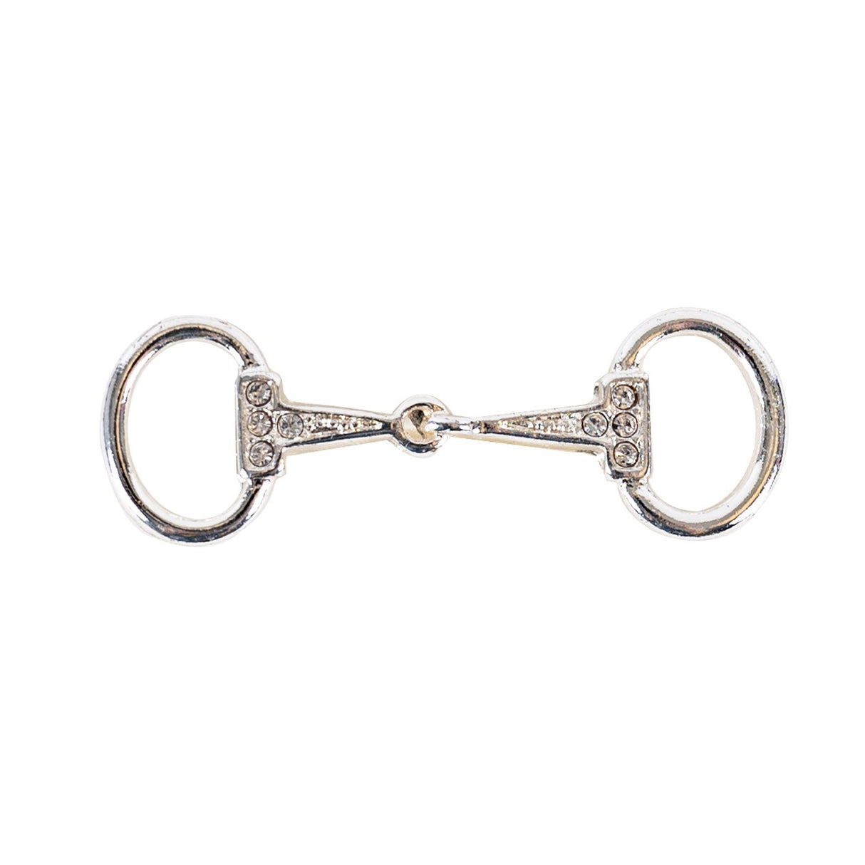 Kelley & Co. Small Rhinestone Snaffle Bit Stock Pin
