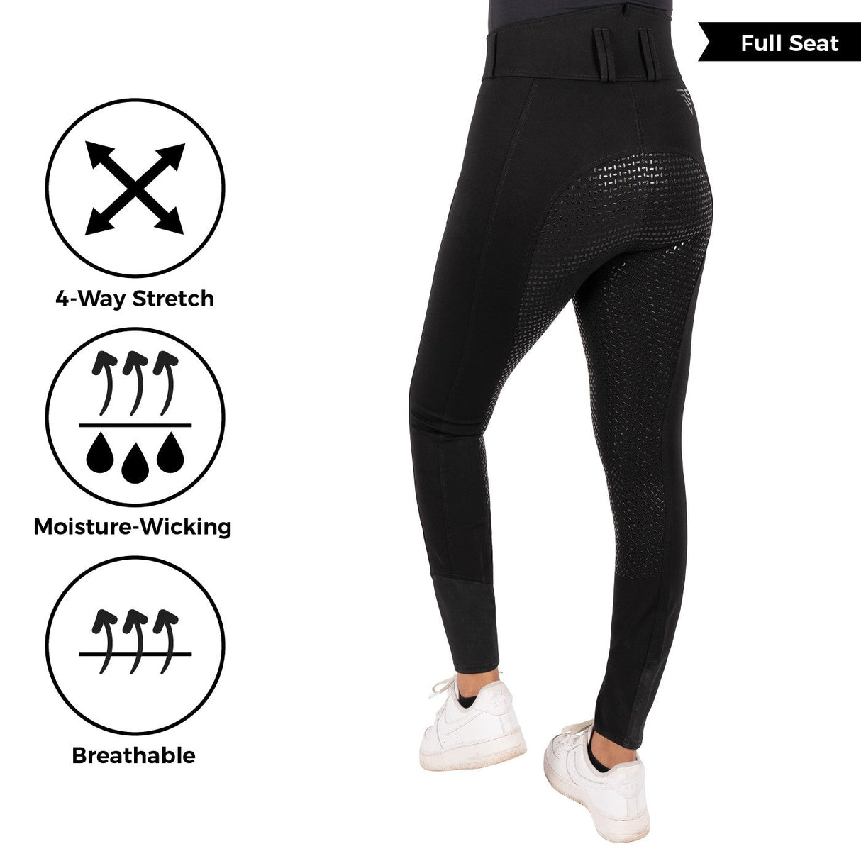 Elation Red Label Sport High Rise Full Seat Breech