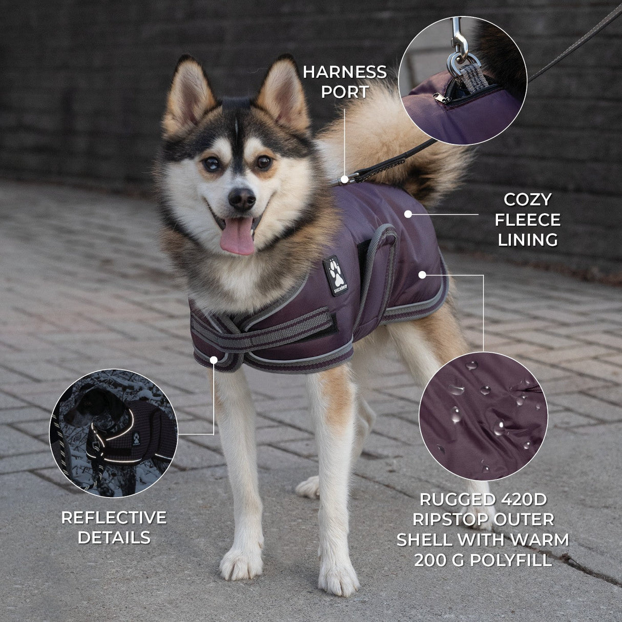 Shedrow K9 Vail Dog Coat