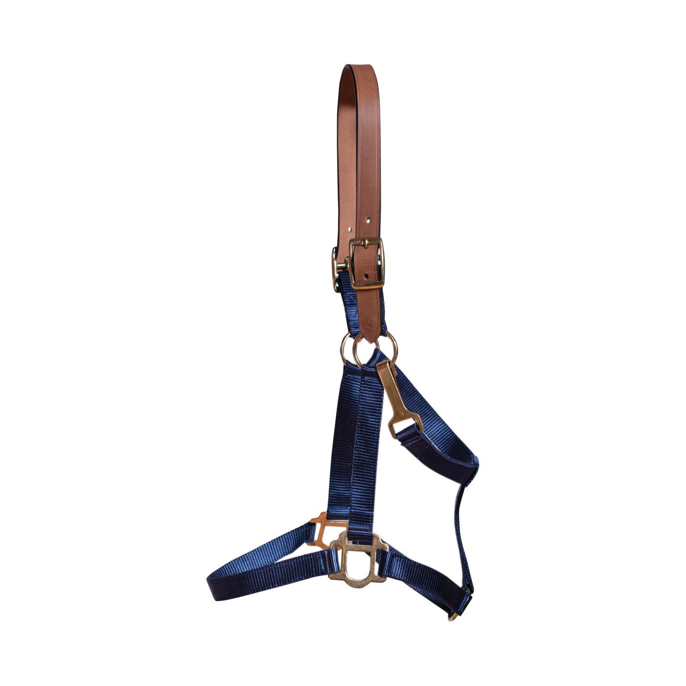 Supra Nylon Halter W/ Leather Crown