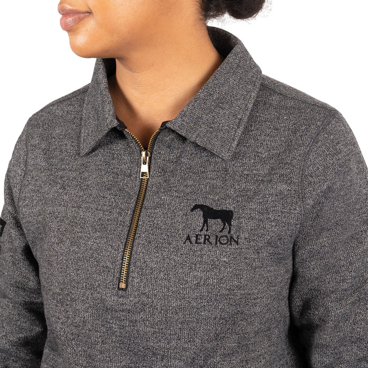 Aerion Equestrian Quarter Zip Polo Sweatshirt