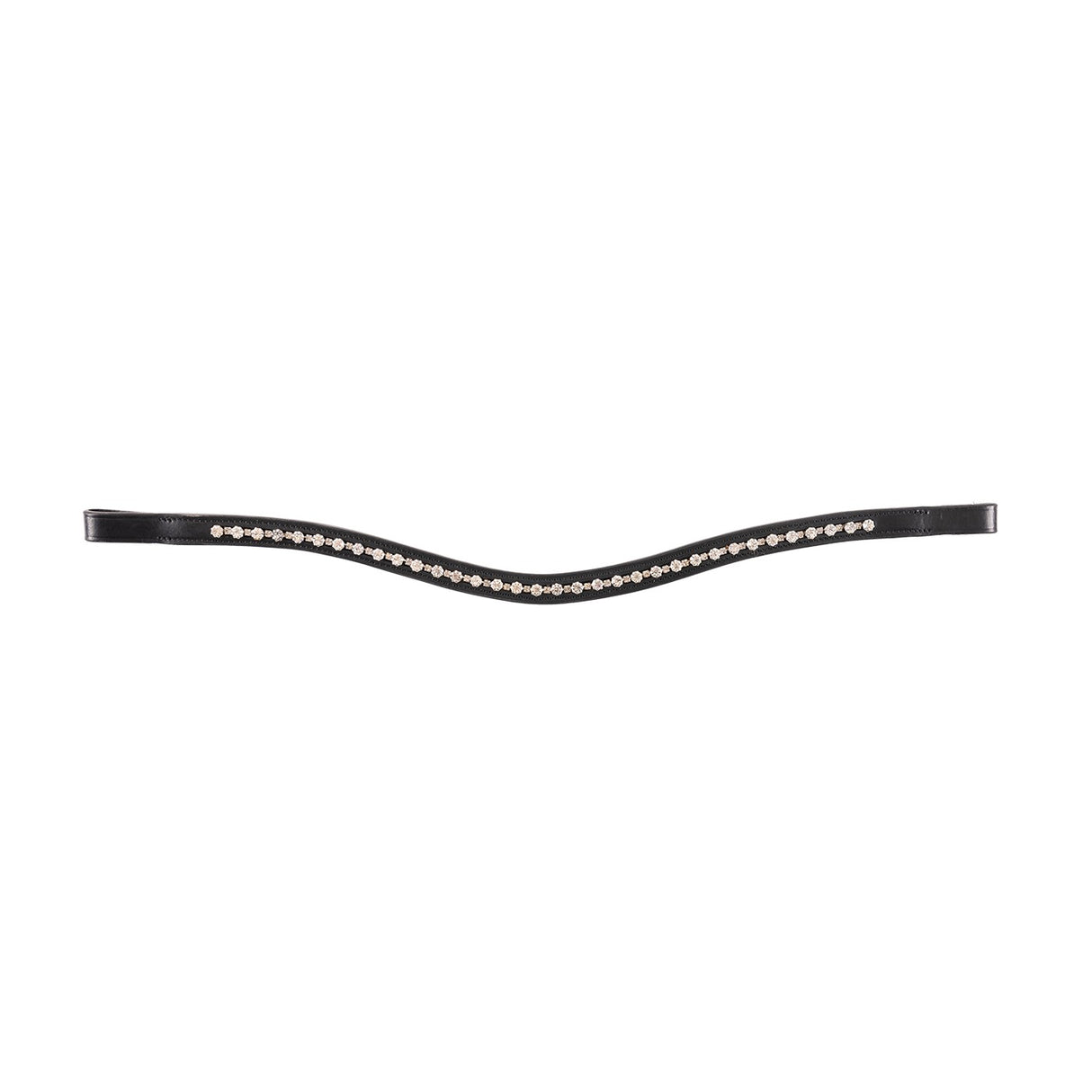 Val du Bois Clear Crystal Wave Browband