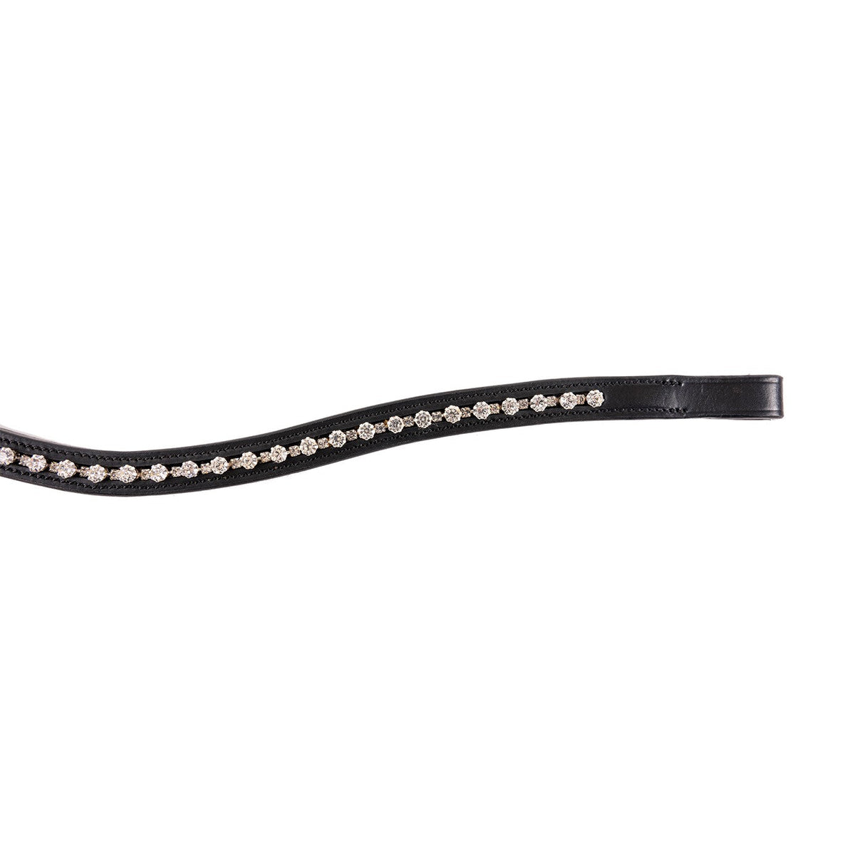 Val du Bois Clear Crystal Wave Browband
