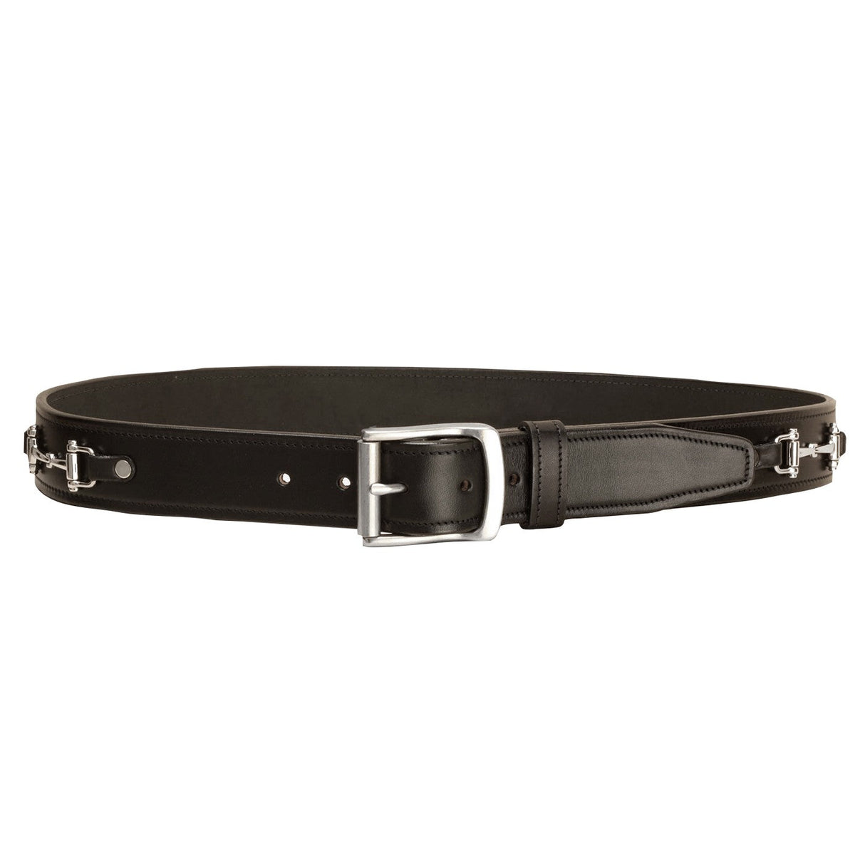 Tory Leather Belt W/ Snaffle Bits