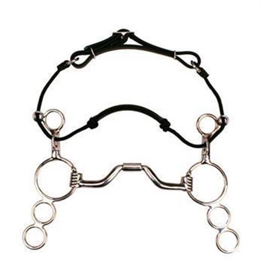 Myler Three Ring Sweet Iron Combo Bit W/ Ported Barrel - Level 3