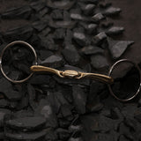 Neue Schule Loose Ring Turtle Top Flex Snaffle Bit - 0.6 in.