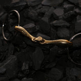 Neue Schule Loose Ring Turtle Tactio Flex Snaffle Bit - 0.6 in.