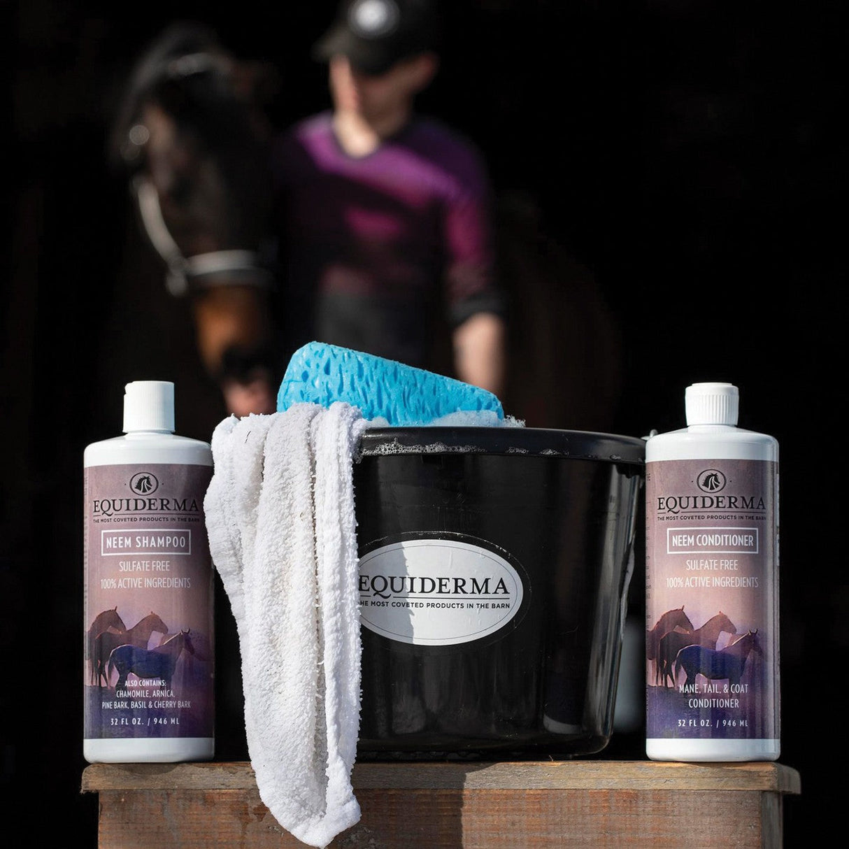 Equiderma Neem Shampoo 946mL Horse Shampoo