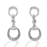 Kelly Herd Eggbutt Dangle Earrings
