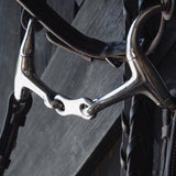 EvoEq Eggbutt French Link Snaffle Bit
