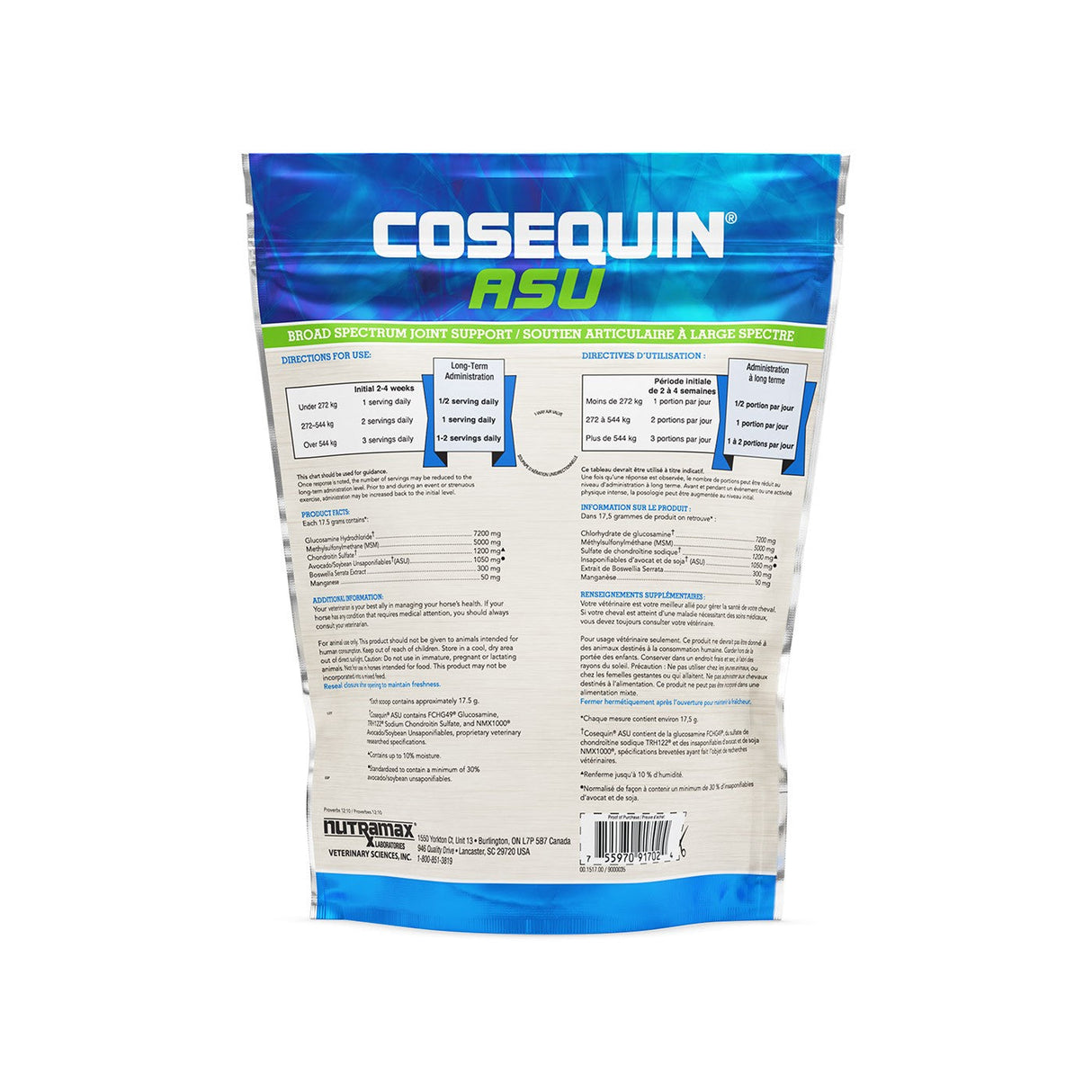 Cosequin ASU Equine Pellets 3.13 lb.
