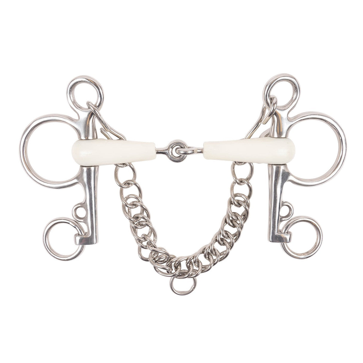 Metalab Snaffle Mouth Flexi Pelham Bit