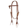 Copper Canyon Harness Leather Futurity Knot Headstall W/ Ties