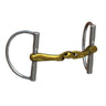 Neue Schule Hunter Dee Verbindend Snaffle Bit - 0.6 in.