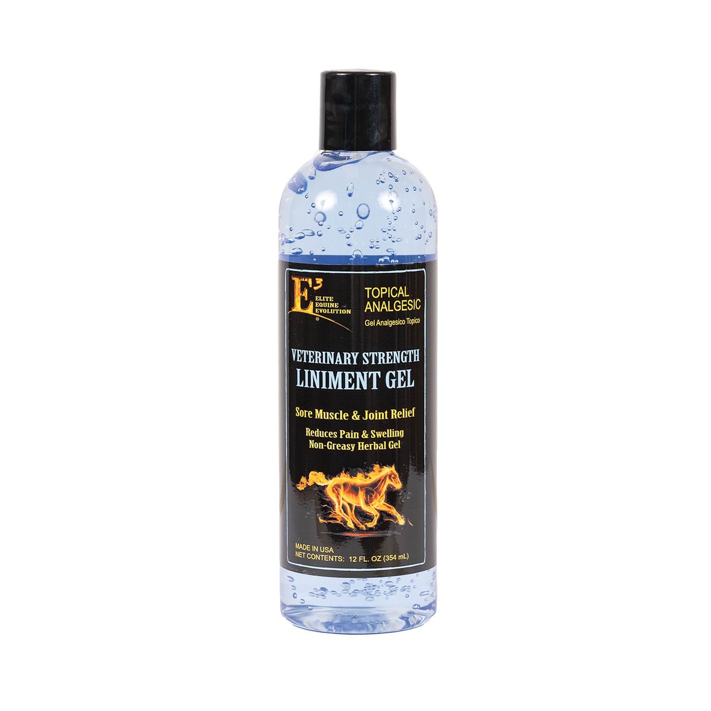 E3 Elite Equine Liniment Gel 354 mL