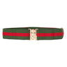 Cinto By Unbelts Hunter Tri-Stripe W/ Gold Buckle