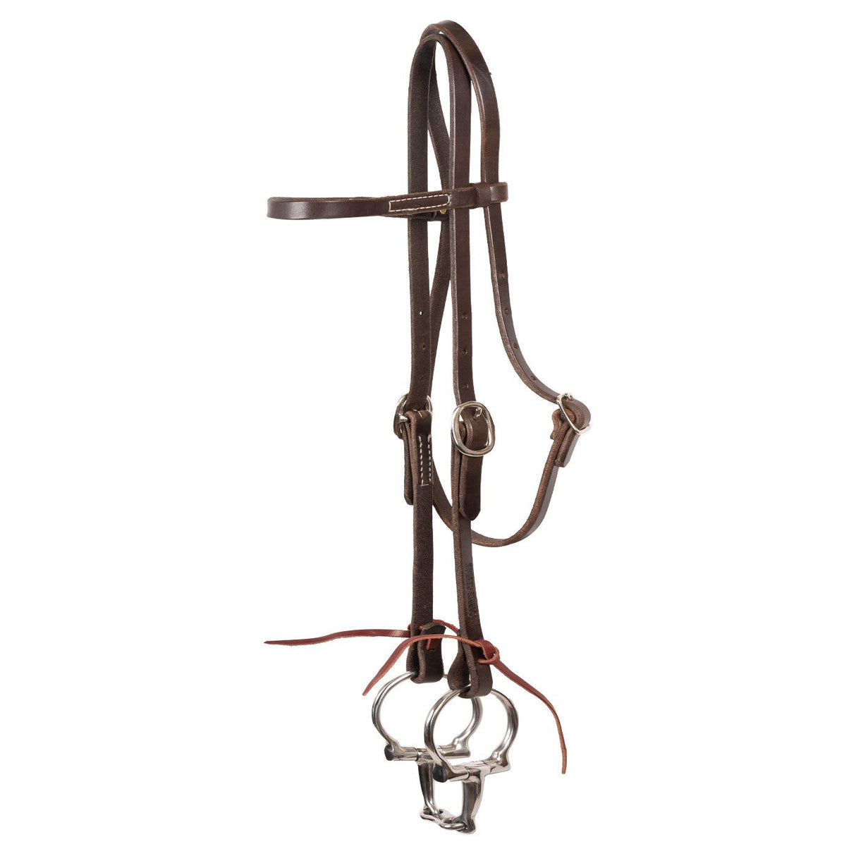 Single Ply Browband Headstall W/ Ties