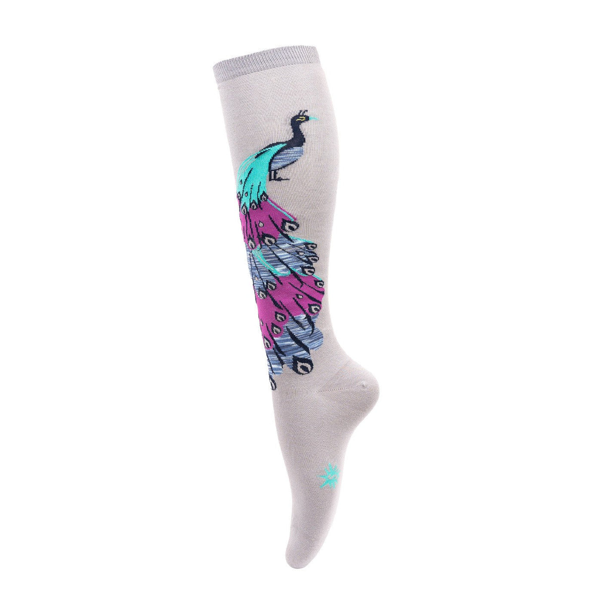 Four White Socks x Sock It To Me A Fan-tastic Tail Knee High Socks
