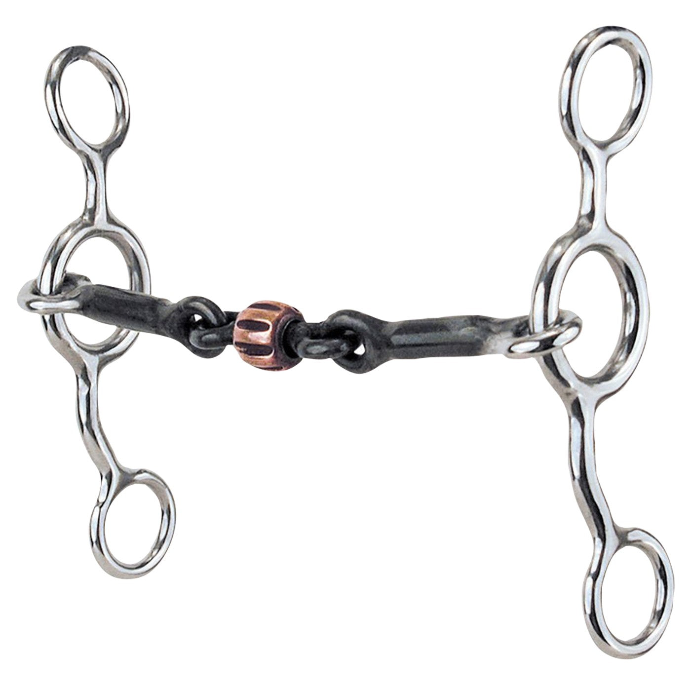 Reinsman Junior Cow Horse Bit W/ Dog Bone Roller