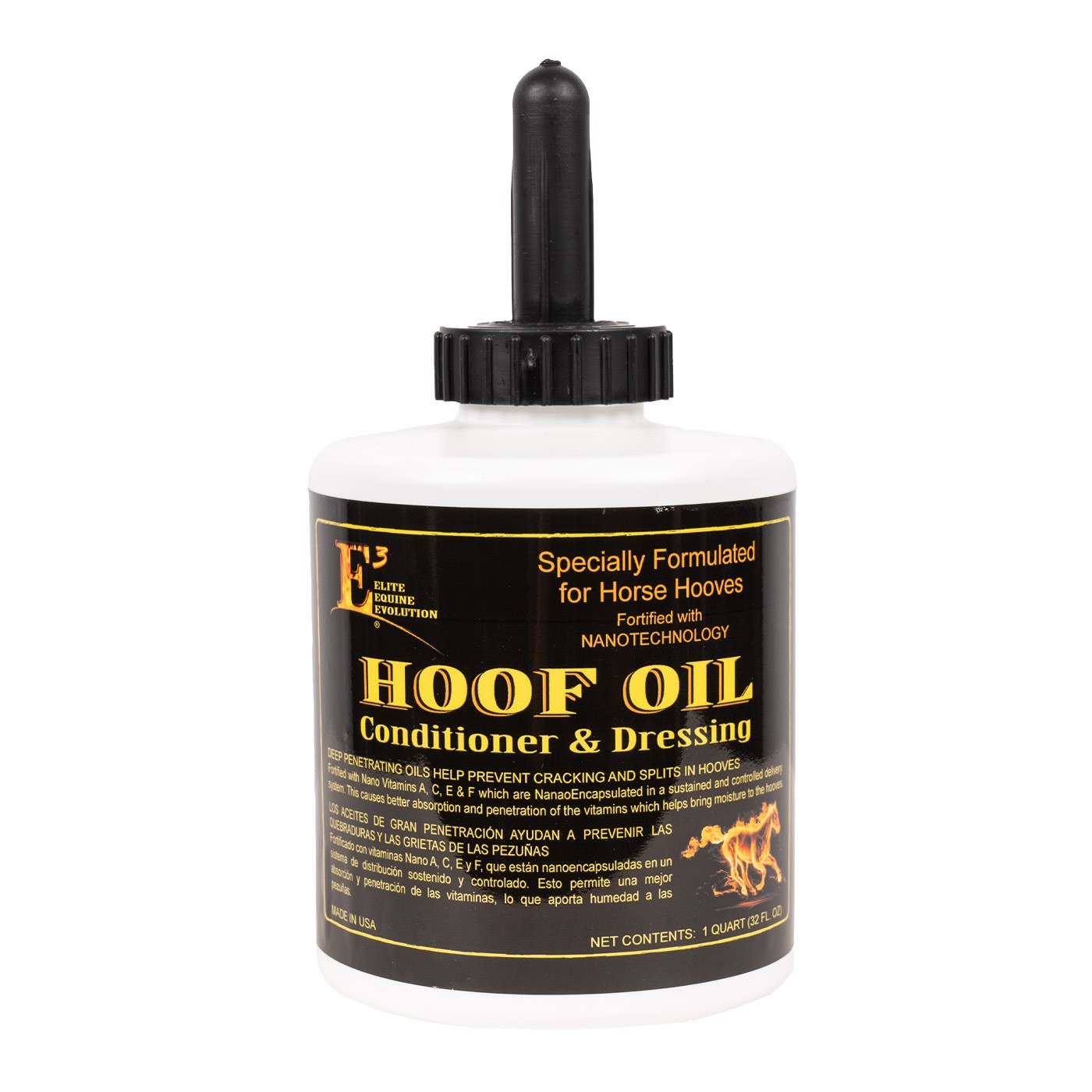 E3 Elite Equine Hoof Oil 32 oz. – Greenhawk USA