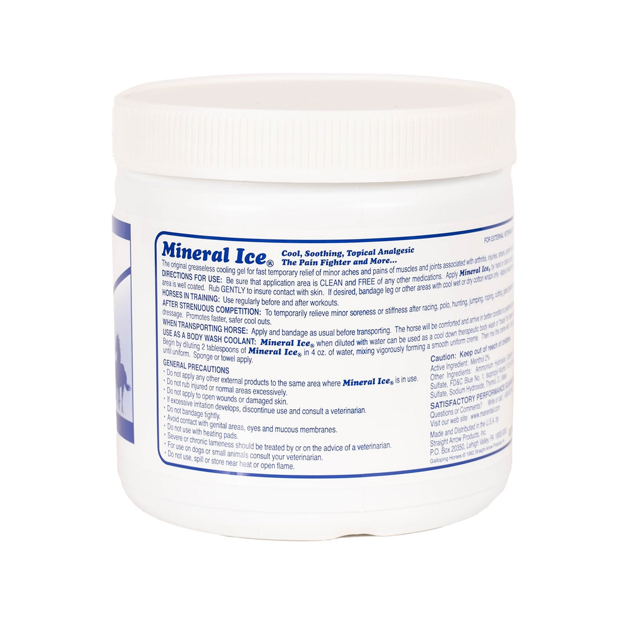Straight Arrow Mineral Ice 16 oz