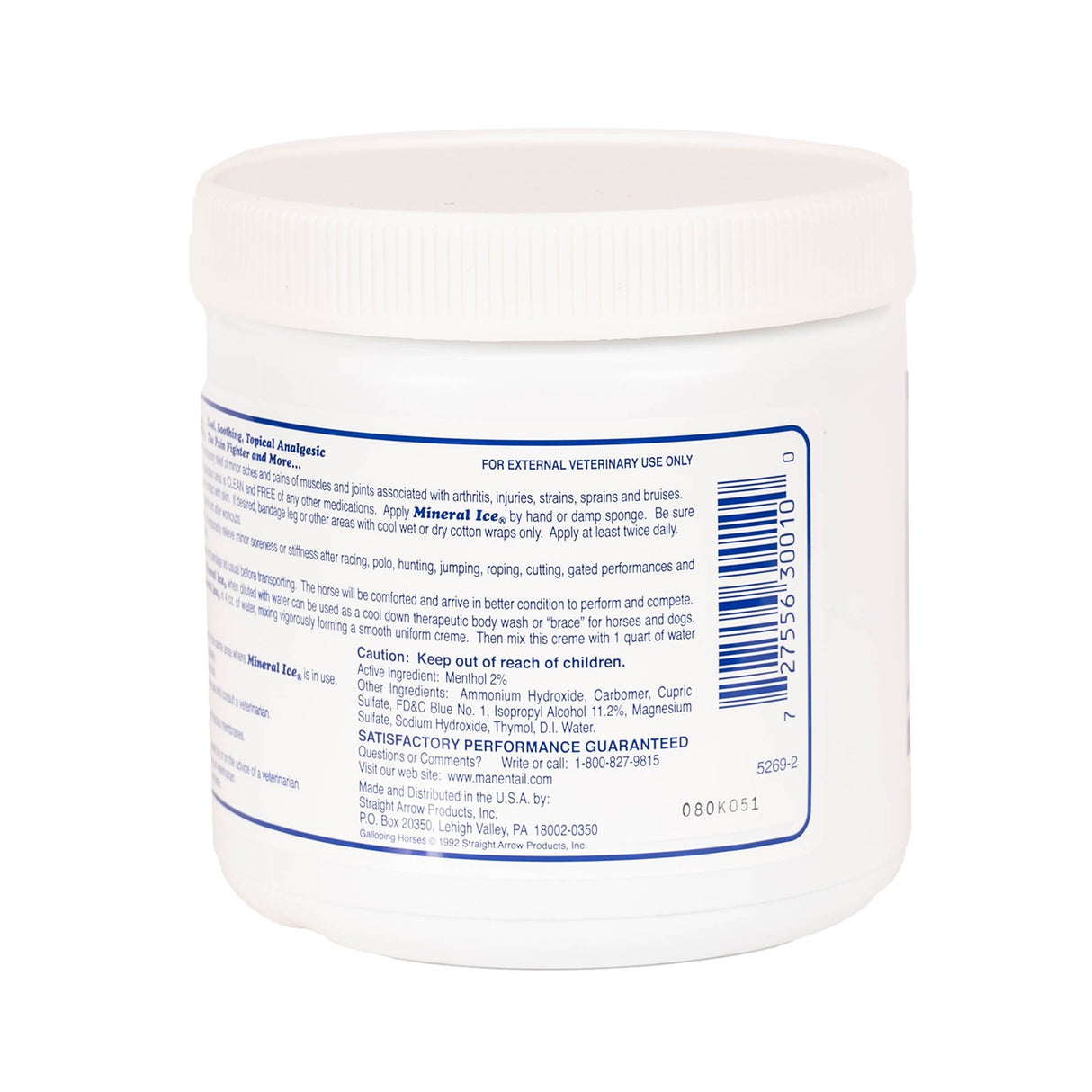 Straight Arrow Mineral Ice 16 oz