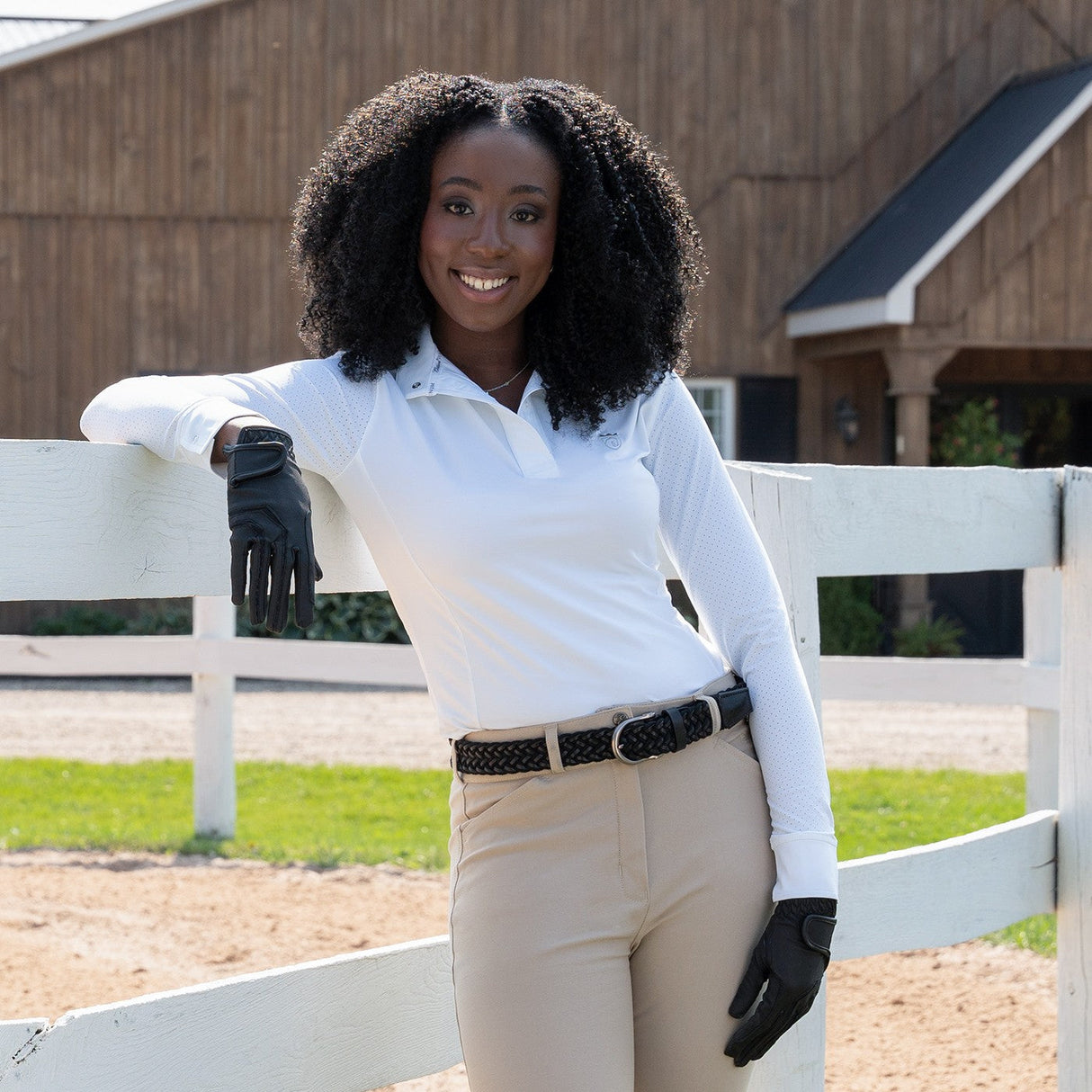 Elation Platinum Grace 2.0 Long Sleeve Show Shirt