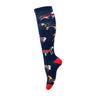 Four White Socks Stretch-It Vintage Blankets Knee High Socks - Kids'