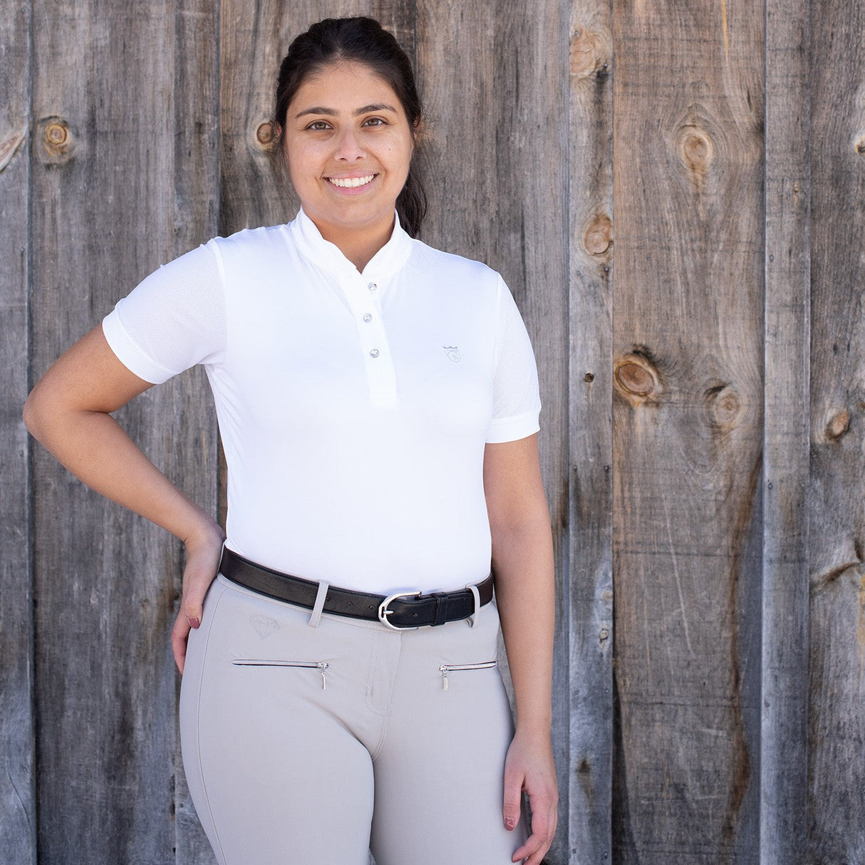 Elation Platinum Helena Short Sleeve Show Shirt