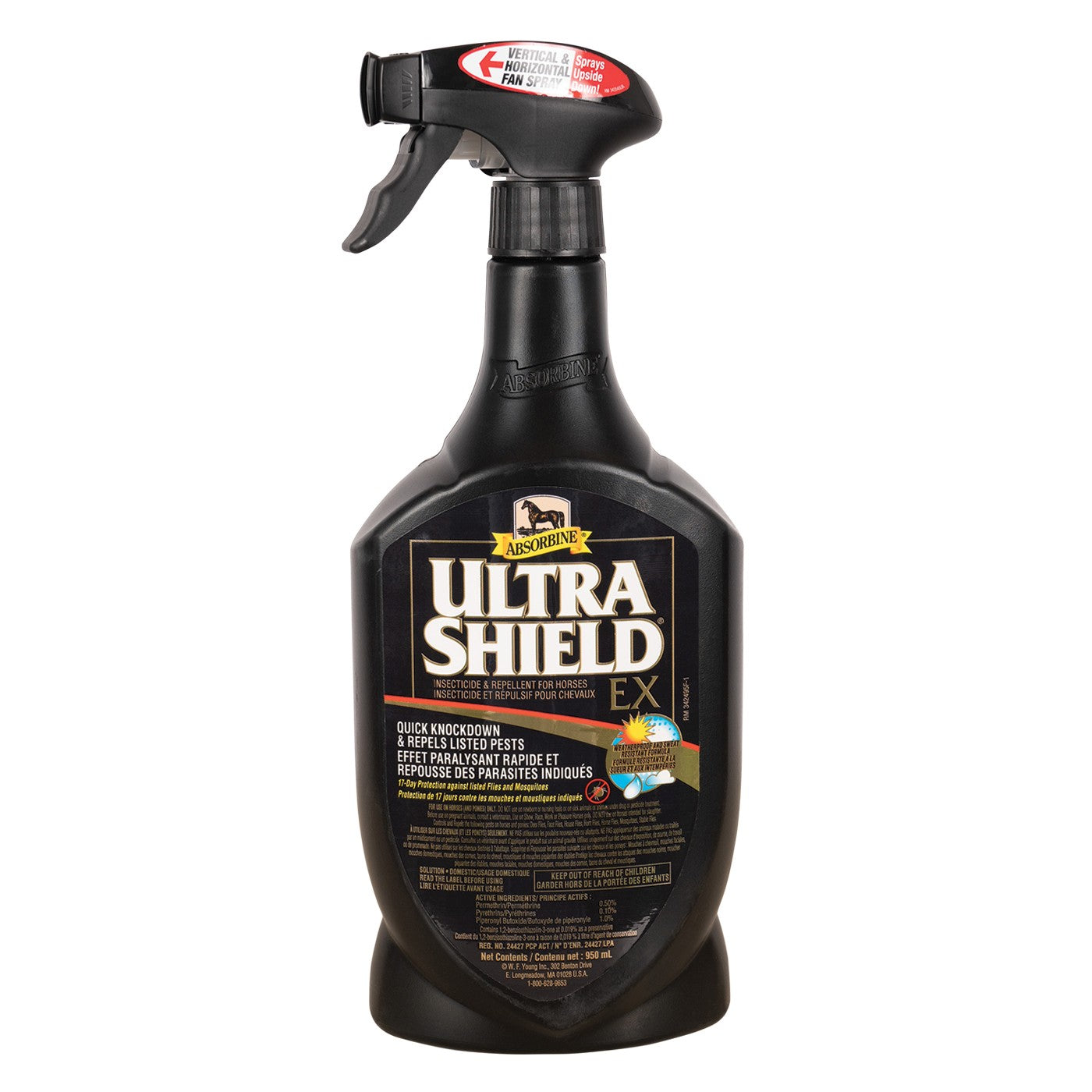 Absorbine UltraShield EX Fly Repellent W/ Sprayer 950 mL