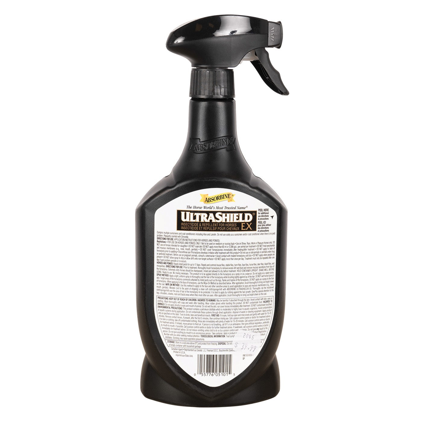 Absorbine UltraShield EX Fly Repellent W/ Sprayer 950 mL