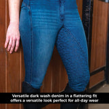 Elation Red Label Dinah Denim Full Seat Breech