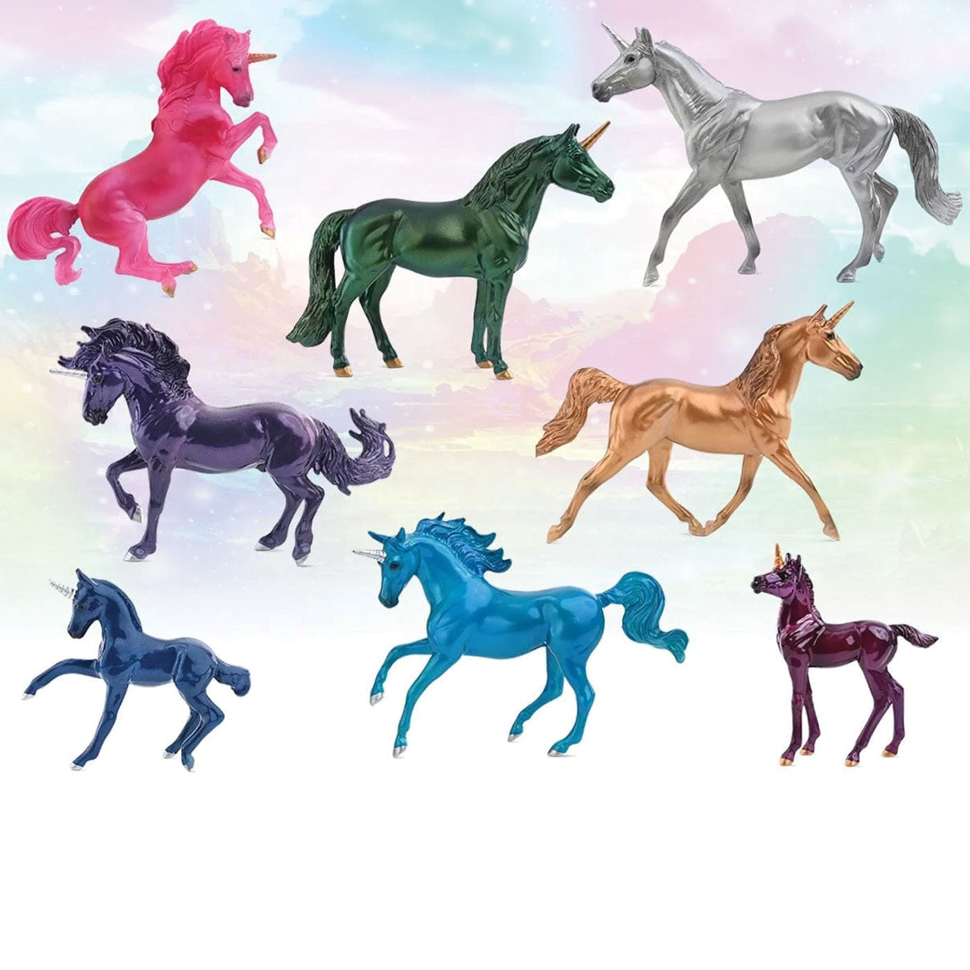 Breyer Stablemates Sparkling Splendor Deluxe Unicorn Collection