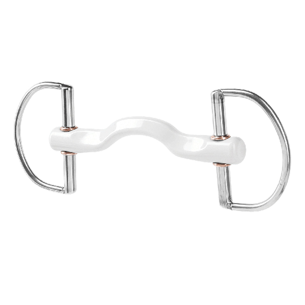 Beris Dee Ring Konnex Tongue Port Snaffle Soft Bit