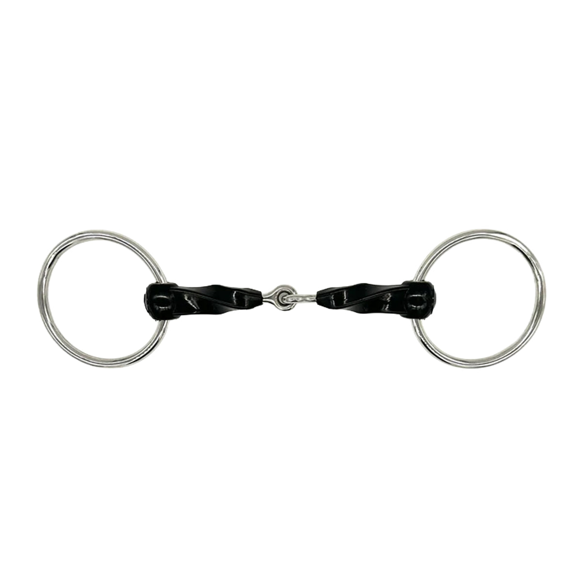AJR Loose Ring Rubber Twist Snaffle Bit