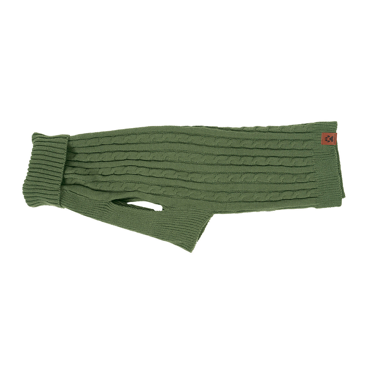 Shedrow K9 Brentwood Cable Knit Dog Sweater Plus