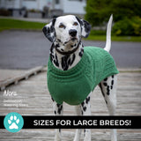 Shedrow K9 Brentwood Cable Knit Dog Sweater Plus