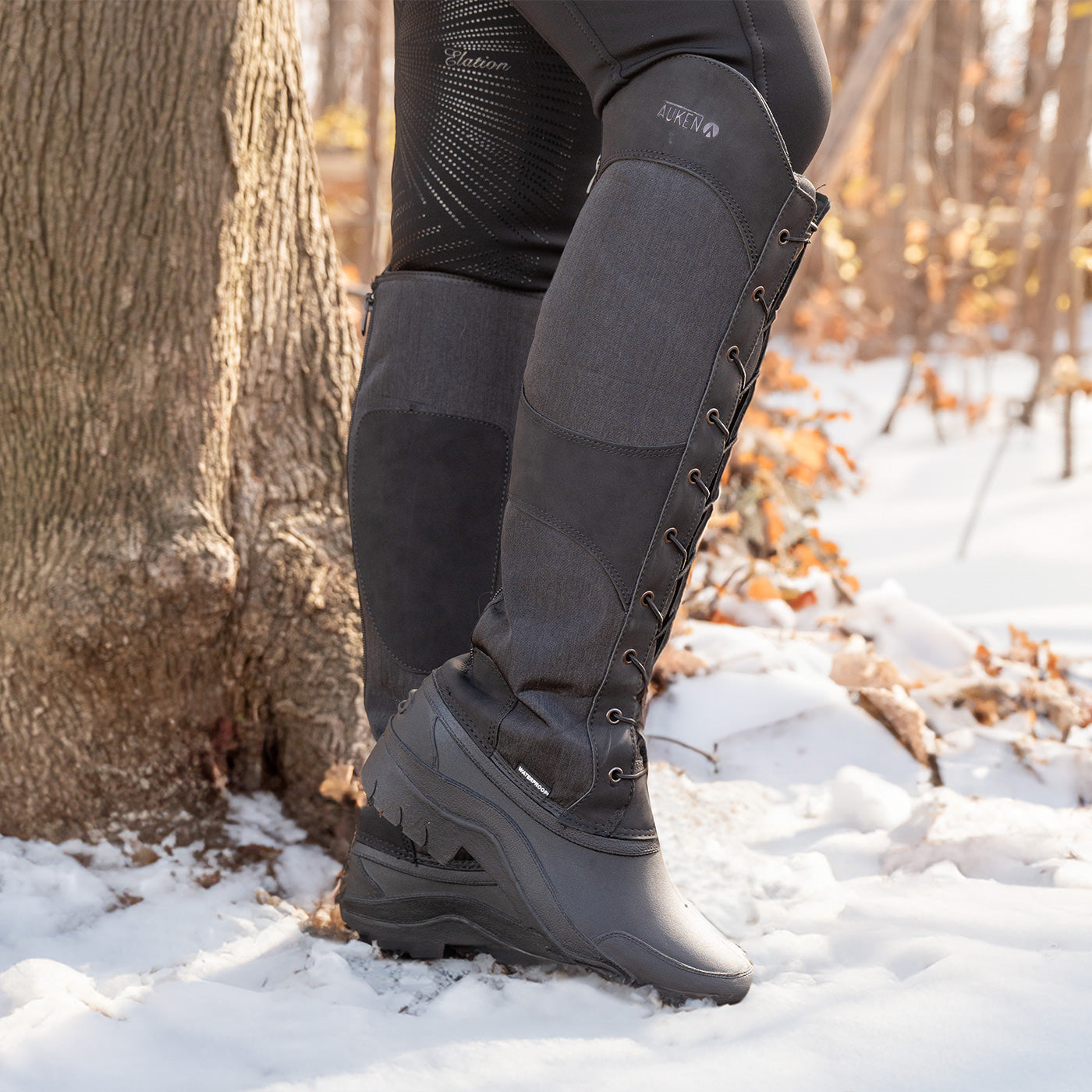 Women's Tall Winter Boots Women's Waterproof Tall Winter