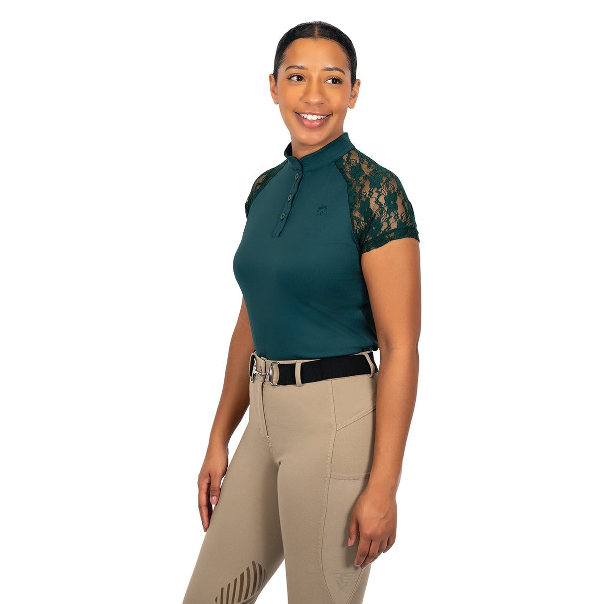 TemTeq Coco Functional Lace Trim Shirt