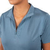 TemTeq Belize 2.0 Technical Quarter Zip Short Sleeve Top