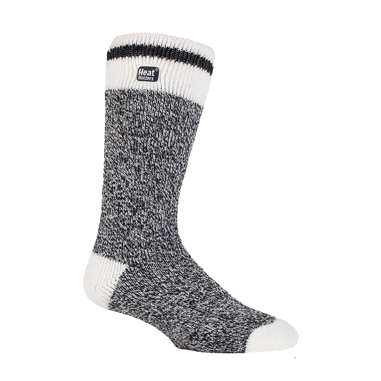 Heat Holders Lite Bunting Cream Block Twist Crew Socks - Men's