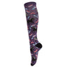 Four White Socks Feathered Friesians Knee High Socks