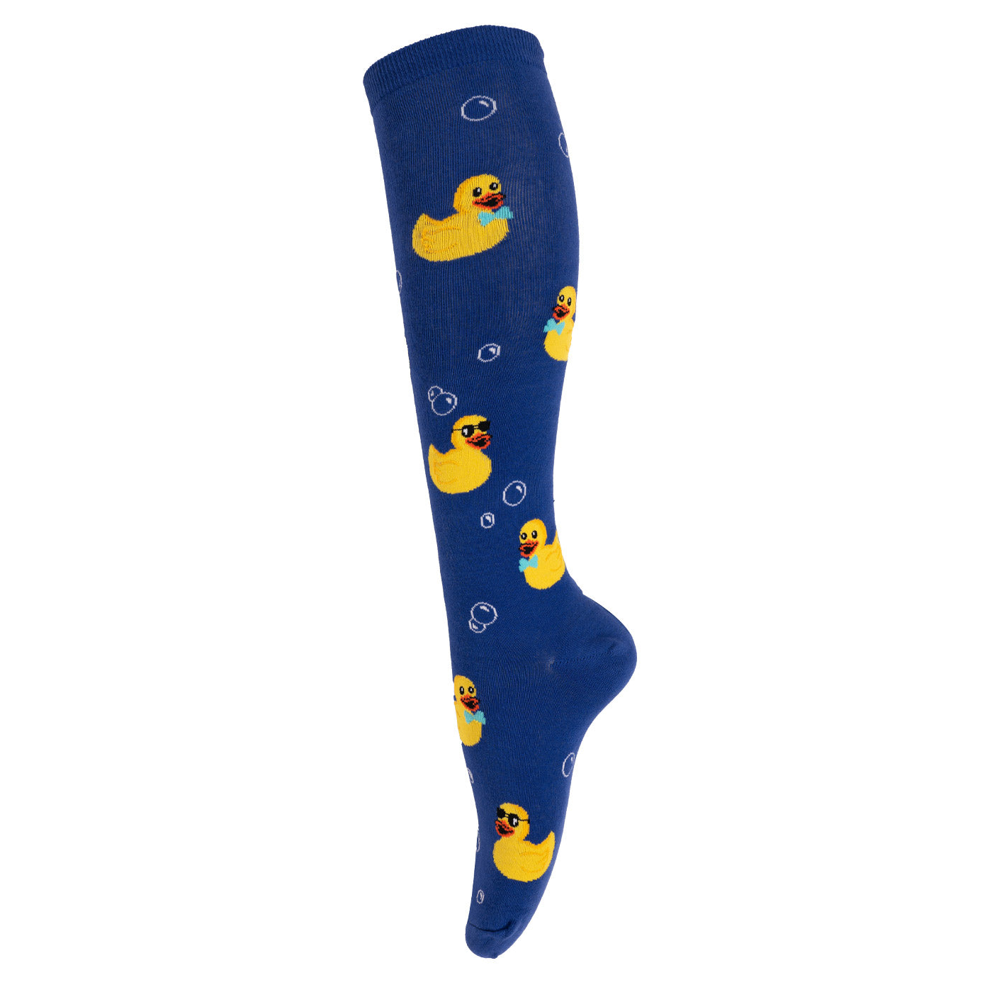 Sock It To Me Stretch-It Rubber Duckie Knee High Socks