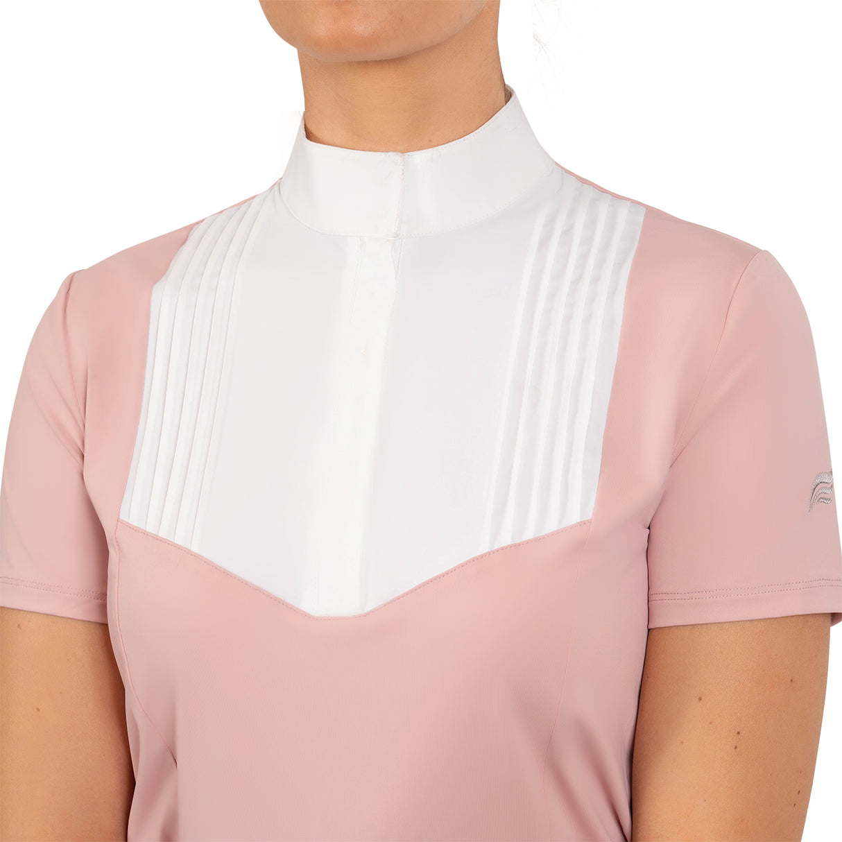 Nikara Emilia Pleat Bib Short Sleeve Show Shirt